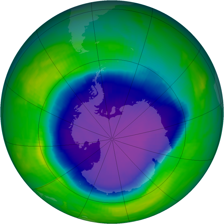 Ozone Map 1996-09-30